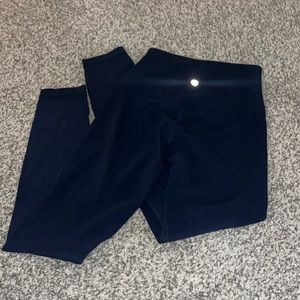 brand new with no tags navy lululemon align leggings